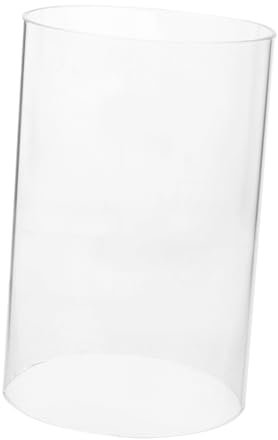 Cabilock Hurricane Porte-Bougie Verre pour Bougie Colonne, Transparent Hurricane pour Pilier, pour De Barre De Voeux De Lampe À Thé Vase Transparent pour Décoration Mariages Et Intérieure