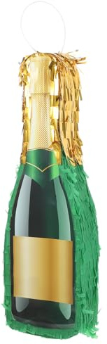 MAGICLULU Pinata Traditional Bottle Design for Birthday Wedding Festival Parties Fun Photo Prop for Social Gatherings Fill with Candy Confetti