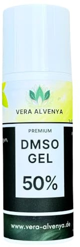 DMSO GEL 50% Original hochdosiert DMSO 99,9 Prozent Reinheit mit Dimethysulfoxid 99,9% 50ml Airless HDPE-Tube, Natur