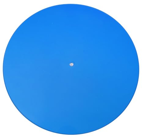 WATERBELINE Tapis de platine en acrylique pour tourne-disque vinyle améliore le remplacement des plateaux sonores