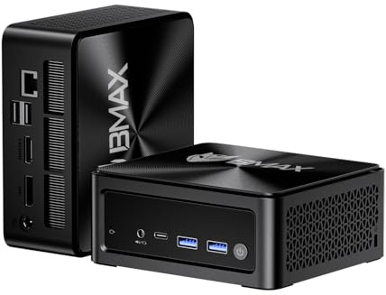 BMAX B8A Pro Gaming Mini PC | AMD Ryzen 7 8745HS & Radeon 780M | 16GB DDR5 RAM 512GB NVMe SSD | USB 3.0, USB-C, Wi-Fi 6, BT 5.2 | Windows 11 Pro | 8K Triple-Display Micro Computers | Gaming & Pro Work