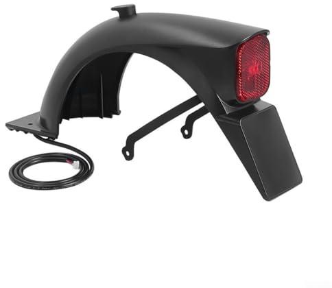MeevrgR Guardabarros trasero con soporte de luz trasera para Segway para Ninebot E2 E2 Plus - Guardabarros ABS, diseño Ducktail