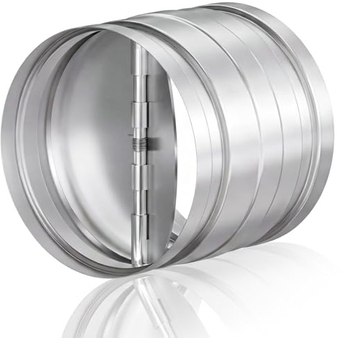 Clapet Anti Retour Automatique DN 100 mm, Empêcher le Reflux | Bonne Étanchéité,Fonctionnement Silencieux,Dispositif Anti-retour Intégré,avec Joint Torique en Caoutchouc