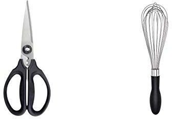 OXO Good Grips Kitchen and Herb Scissors & Good Grips Balloon Whisk, 11 inch