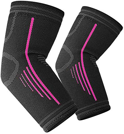 Omenluck 1 Paar Ellenbogenbandage, Tennis- und Golfer-Ellenbogenschutz, Unterarmschutz für Basketball.