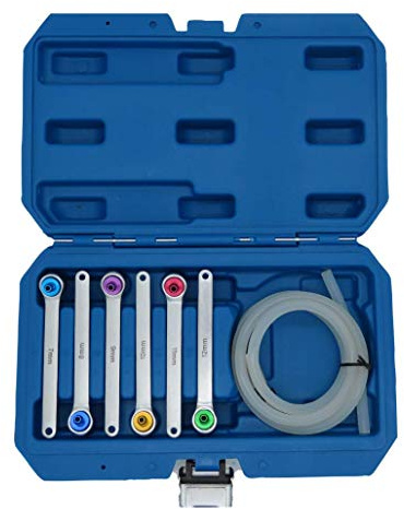 Toolzone 7pc Brake Clutch Bleeder Wrench Spanner Set 12pt 7-8-9-10-11-12mm AU349