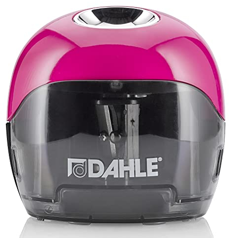 Dahle elektrische Spitzmaschine 250, zwei gegenüberliegende Messer, batteriebetrieben, magenta, 00250-16892