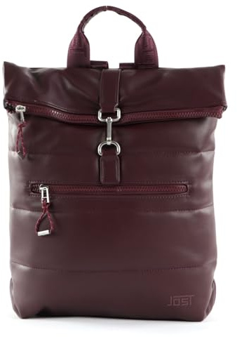 JOST Rucksack Kaarina Courier Backpack Wine weinrot
