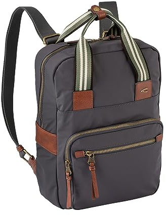 camel active Bari Damen City Rucksack Backpack, 14 L Grau