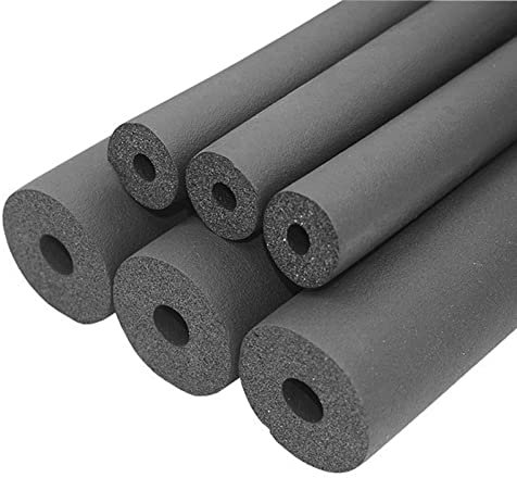 Rohrisolierung schaumstoff,isolierung heizungsrohre,9 mm Isolierstärke,6-110mm Innendurchmesser,wasserdichter Schaumschlauch,Verwendung für Verschiedene Rohrisolierungen,1 Stück ( Size : 6mm x15mm x1.