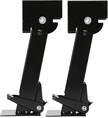 Unterstellböcke Kfz, 2 STÜCKE Eisen Anhänger Stützen Unterstellbock 650lb Unterstützung 1000lb Hubkapazität für Wohnmobile, Anhänger, Nutzanhänger