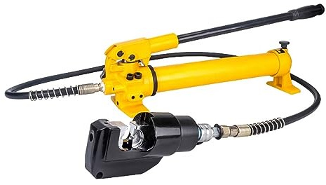 Máquina prensadora de mangueras hidráulicas, herienta prensado abrazadera cuña hidráulica portátil, alicates terminales Cable hidráulico Mango aislado ergonómico