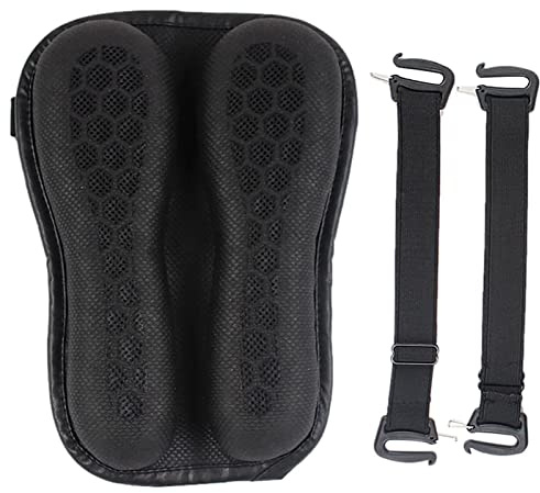 Zuasdvnk Coussin de siège de moto en gel absorbant les chocs pour moto Coussin d'assise de moto Amortissement des chocs Protection de siège confortable pour une longue durée
