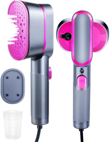 Vaporizador de viaje mejorado para ropa, vaporizador portátil de doble voltaje de 100/220 V, vaporizador de ropa 2 en 1, plancha de vapor portátil de tamaño de viaje de 9 segundos, vaporizador de mano