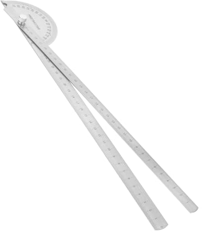 CIYODO Winkelmesser Mit Schwenkarm Für Holzbearbeitung Aus Edelstahl Mit Lineal Zum Zeichnen Für Tischler Werkzeug