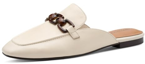 Tamaris Sabot - Elegante para Mujer, Beige, 36 EU