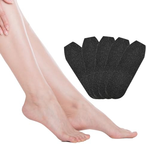 Almohadillas de repuesto para limas de pies de grano 120, paquete de 60 raspadores de pies autoadhesivos para eliminar callos, piel dura, exfoliante de pies, hogar, salón y spa