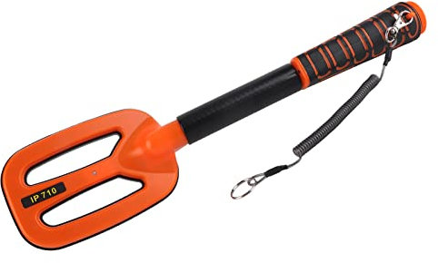 Metal Detector, Underwater Metal Detector Handheld Metal Locator with Sound Light IP68 Wate rproof Metal Detecting Tool (Orange)