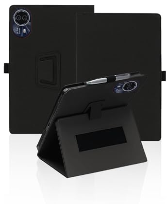 Schutzhülle für Teclast T70 35,6 cm (14 Zoll) Android Tablet 14 – stoßfeste Schutzhülle mit Handschlaufe, Magnet und zwei Faltmethoden, schlanke und langlebige Hülle, wasserdicht, kratzfest, schwarz