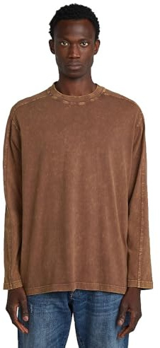 G-STAR herr Washed Boxy R T Ls T-tröja