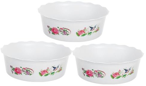 SOIMISS 3pezzi Vasi Idroponici in Plastica Resistente per Fiori e Piante da Giardino Contenitori Decorativi per Balcone e Ufficio Vasi Esterni per Coltivazione di Narcisi e Loto