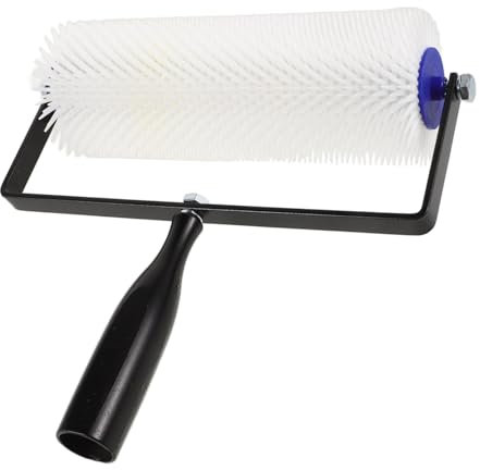 Vaguelly Epoxy Floor Paint Roller Brush Self-Leveling Tool Spiked Roller Bubble Remove Device