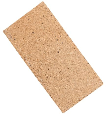 ROMISBABA Briques Réfractaires Isolantes Pour Cheminées Et Poêles à Bois, Argile 230x114x20 Mm, Résistance Haute Température, Utilisation Pour Barbecue Et Brasage Bijoux