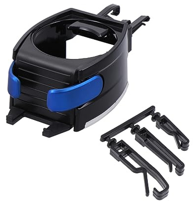 HOLIDYOYO Portabicchiere Auto Multifunzione Blu con Supporto Compatibile con Bocchette Condizionata Facile Installare e Durevole per Tenere Bevande e Auto Ordinata