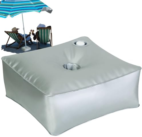 Stand De Parapluie De Patio Extérieur - Sac De Poids De Base en Porte-À-Faux, Porte-Parasol Robuste | Accessoires De Jardin De Grande Capacité, Ancre Moulue Épaissi Avec Balcon De Jardin