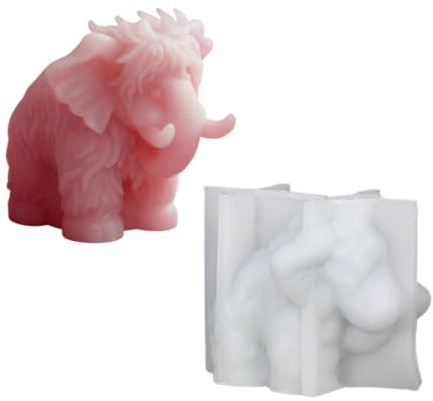 in silicone - Artigianato 3D per animali realistici con rapido, per candele 3D - per famiglia amici adulti uomini donne casa attività di festa al coperto