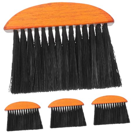 TOYANDONA 4pezzi Spazzola per Legna per Pulizia Efficiente Spazzole in Legno Manico Ergonomico per Caminetti e Superfici Durevoli