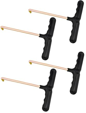 ELEOUTI Schnürsenkelspanner und Einfachem Gebrauch aus Kunststoff 4 Stück mit Ergonomischem Design Eishockey Schlittschuhzubehör für Eishockey Schlittschuhe