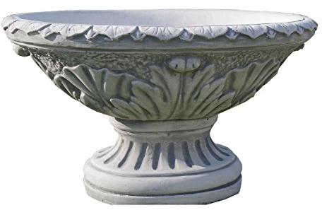 Antikes Wohndesign 1 x Ovale Pflanzschale Blumenkübel Pflanzkübel Amphoren Pflanzkorb Blumentopf 124KG