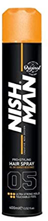 NISHMAN Laca para el Cabello 05 - Ultra Strong Hold 400ml