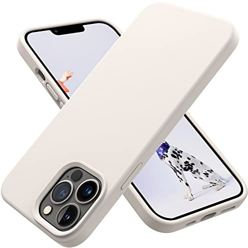 OTOFLY Designed for iPhone 13 Pro Max Case, Silicone Shockproof Slim Thin Phone Case for iPhone 13 ProMax 6.7 inch (Stone)