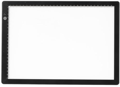 Slide Viewer Light Box for Scan Old Slide Negative Film Scanning, Ultra Thin Light Box Scanner with 3 LED Adjustable Brightness, USB Powered