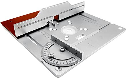 Sunydog Set mit 3 Frästisch-Einlegeplatten, Aluminiumlegierung, Holzfräsen, Flip-Board, Trimmmaschine, Gravur, Hilfswerkzeug, Holzbearbeitungsbänke
