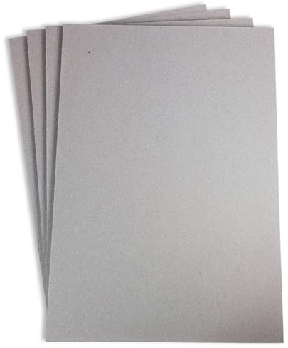 Bcreativetolearn A3 Greyboard 15 Sheets. Mount Board. Backing Board. Model Making. Presentation Board, Thick Recycled Card 1000 Micron.