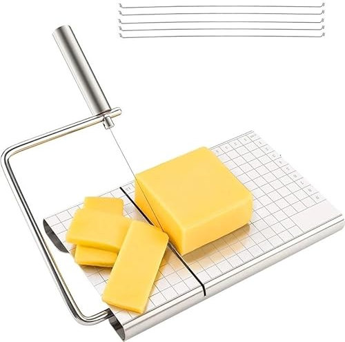Affettatrice for formaggio in acciaio inossidabile Affettatrice for formaggio multifunzionale Affettatrice portatile Affettatrice for formaggio Design facile da pulire Perfetto for formaggi duri Forma