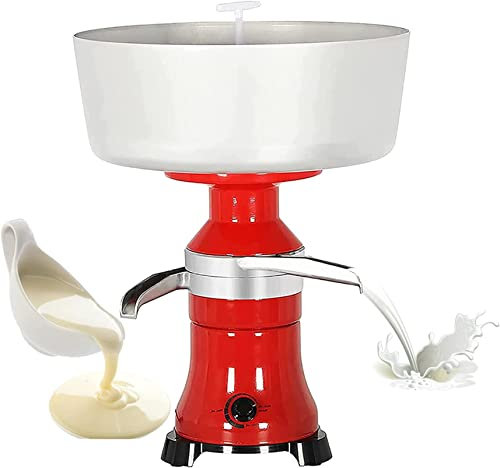 SmPinnaA Separatore di Crema di Latte, Separatore Centrifugo Elettrico Professionale per Frappè di Burro da 80 L/H, Macchina per Degregare Il Latte con Ciotola da 12 Litri, per Capre Domest