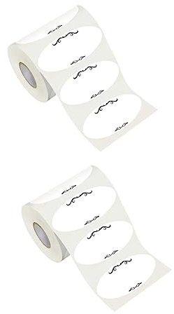 TEHAUX 2rolls Adhesive Canned Label Stickers for Pantry Organization Permanent Self-Adhesive Sealing Stickers for Food Storage and Meal Prep