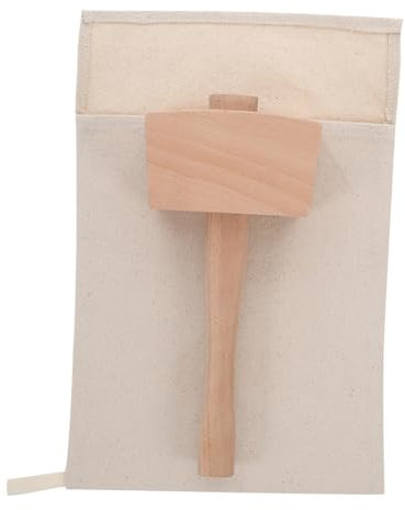 KICHOUSE 2pcs Ice Cubes Crusher Hammer Reusable Bag for Bars Restaurant and DIY Cocktails Easy to Clean