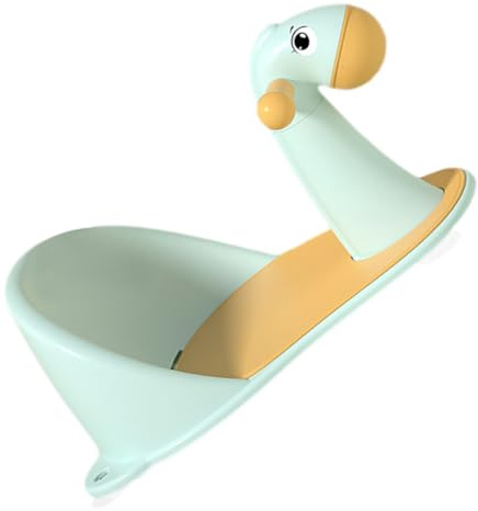 Holibanna Asiento de Bañera para Niño y Niña Reposabrazos Removibles y Protección Columna, Material Pp Resistente para Baño Seguro y Cómodo