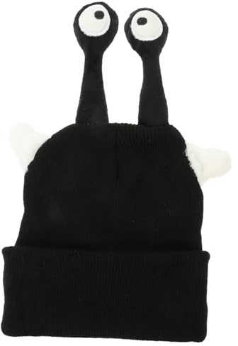 Parliky Elastischer Skihelm Überzug Schneesport Helm Schutzabdeckung Waschbar Weicher Helmbezug mit Karikatur Schneckenhörner Design für Winter Outdoor Aktivitäten