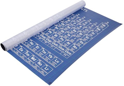 NOLITOY Periodic Table of Elements Wall Pictures Poster with 118 Elements Festival Graduation Easy to Read Educational Painting and Science Classroom Boys and Girls's Room Home Decor