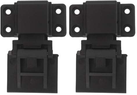 Gatuida 1 paio di cerniere antipolvere per giradischi, facili da installare, parti di ricambio per la manutenzione del giradischi, per un movimento fluido del coperchio, accessorio per