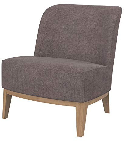 Soferia Sesselschoner Kompatibel Mit Stockholm Sessel Sesselbezug Sesselüberzug Sesselhusse Cover Wasserabweisend Fleckschutz Softi Braun