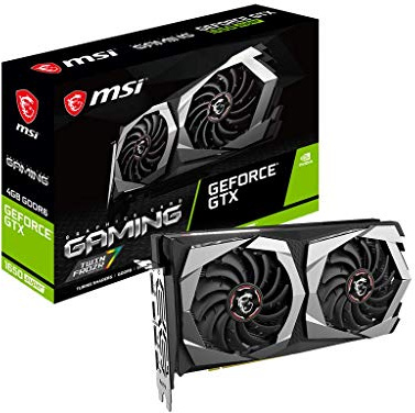 MSI Gaming GeForce GTX 1650 Super 128-Bit HDMI/DP 4GB GDRR6 HDCP Soporte DirectX 12 Dual Fan VR Ready OC Tarjeta gráfica (GTX 1650 Super Gaming X)