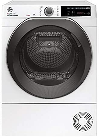 Hoover H-DRY 500 ND C10TSBE-S Kondenstrockner / 10 kg/Smarte Bedienung mit WiFi + Bluetooth/AquaVision-Kondenswasserbehälter mit optischer Füllanzeige direkt im Bullauge/Symbolblende