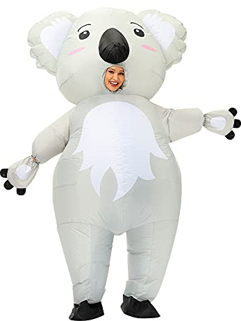 FXICH Costume Koala Gonfiabile per Adulti, per Halloween, Carnevale, Feste e Natale, per 150-190 cm